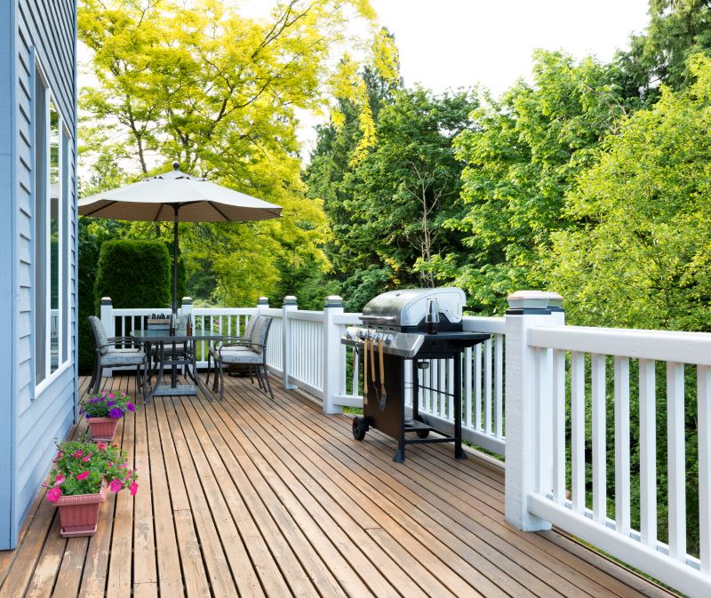 Finished Deck with Landscaping
